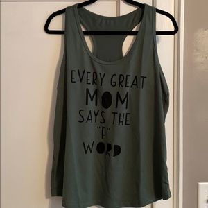 NWOT Funny Mom Tank
